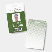 Personennaamplaatje | Aangepaste Logo en kleur Badge (Front & Back)