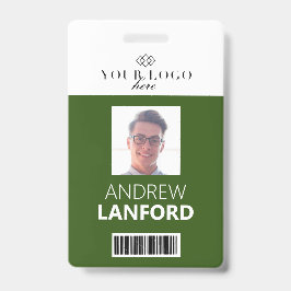 Personennaamplaatje | Aangepaste Logo en kleur Badge