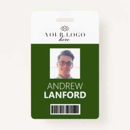 Personennaamplaatje | Aangepaste Logo en kleur Badge