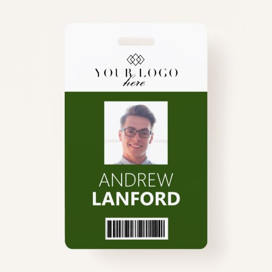 Personennaamplaatje | Aangepaste Logo en kleur Badge (Voorkant)