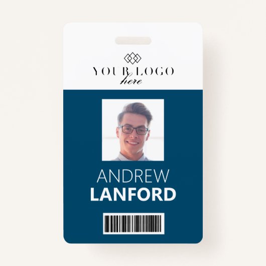 Personennaamplaatje | Aangepaste Logo en kleur Badge (Voorkant)