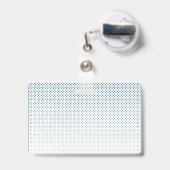 Personennaamplaatje | Aangepaste Logo en kleur Badge (Back with Retractable)