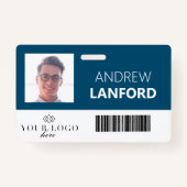 Personennaamplaatje | Aangepaste Logo en kleur Badge (Voorkant)