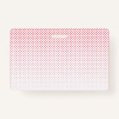 Personennaamplaatje | Aangepaste tekst en kleuren  Badge (Achterkant)