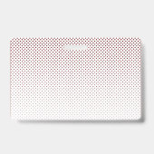 Personennaamplaatje | Aangepaste tekst en kleuren Badge (Back)