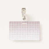 Personennaamplaatje | Aangepaste tekst en kleuren  Badge (Achterkant met clip)