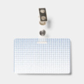 Personennaamplaatje | Aangepaste tekst en kleuren Badge (Back with Clip)