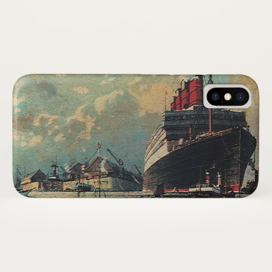  personenvervoer in de haven Case-Mate iPhone case (Achterkant (horizontaal))