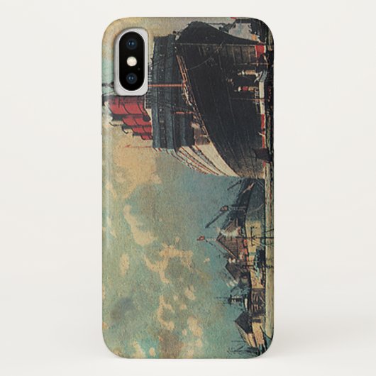  personenvervoer in de haven Case-Mate iPhone case (Achterkant)