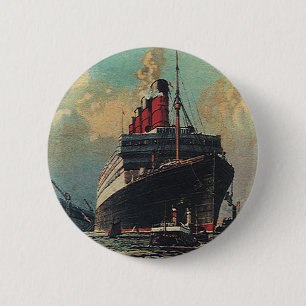 personenvervoer in de haven ronde button 5,7 cm