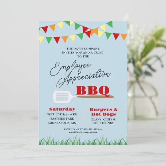 Personenwaardering BBQ Summer Kaart (Staand voorkant)