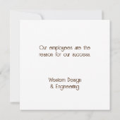 Personenwaardering Funny Tan Bunny Pun Business (Achterkant)