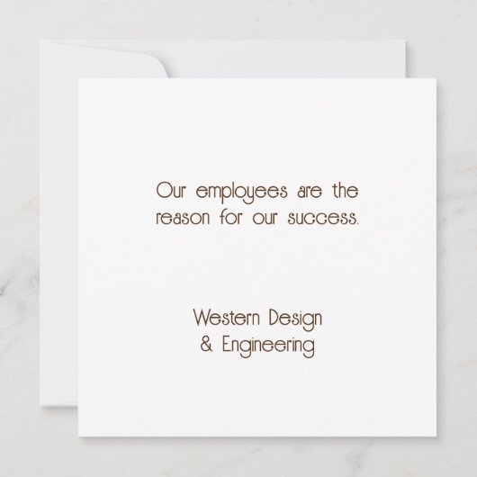 Personenwaardering Funny Tan Bunny Pun Business (Achterkant)