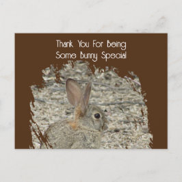 Personenwaardering Funny Tan Bunny Pun Business Briefkaart