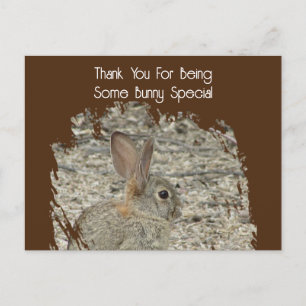 Personenwaardering Funny Tan Bunny Pun Business Briefkaart
