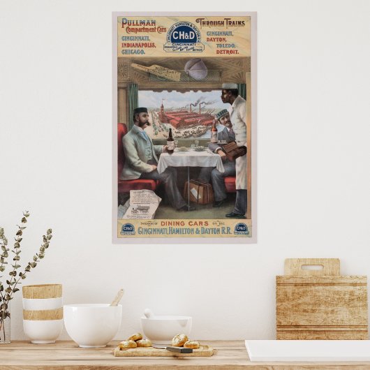  personenwagens poster (Keuken)