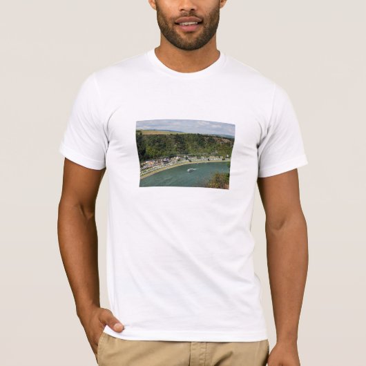 Personenzug an der Loreley T-shirt (Voorkant)