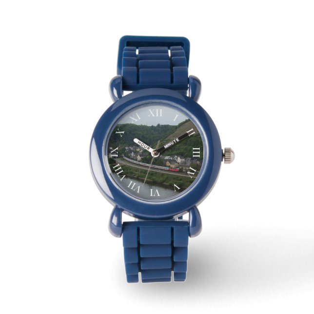 Personenzug in Kobern-Gondorf Horloge (Voorkant)