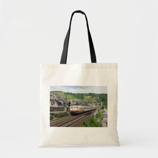 Personenzug in Oberwesel Tote Bag (Voorkant)