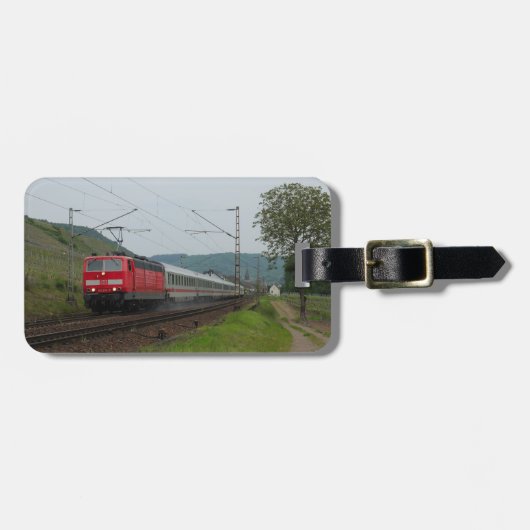 Personenzug in Pommern Bagagelabel (Voorkant horizontaal)