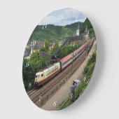 Personenzug in St. Goar Grote Klok (Hoek)