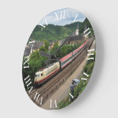 Personenzug in St. Goar Grote Klok (Hoek)