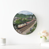 Personenzug in St. Goar Grote Klok (Huis)