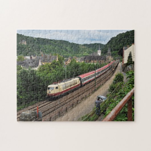 Personenzug in St. Goar Legpuzzel (Horizontaal)