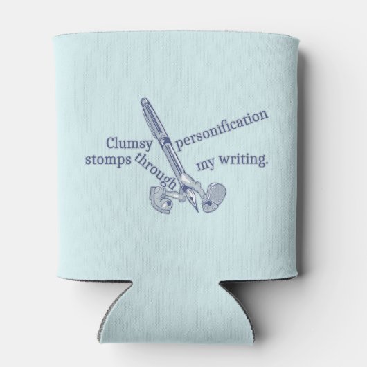 Personificatie Grappig Creatief schrijven Blikjeskoeler (Achterkant)