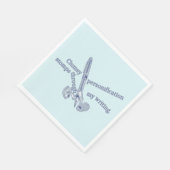 Personificatie Grappig Creatief schrijven Servet (Hoek)