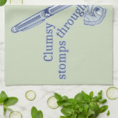 Personificatie Grappig Creatief schrijven Theedoek (Gevouwen)