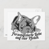 Personifizierte Liebe Briefkaart (Voorkant / Achterkant)