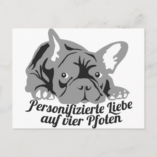 Personifizierte Liebe Briefkaart (Voorkant)