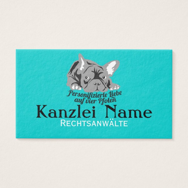 Personifizierte Liebe Visitekaartjes (Voorkant)