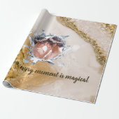 PERSONILIZE TEXT AND PICTURE CADEAUPAPIER (Uitgerold)