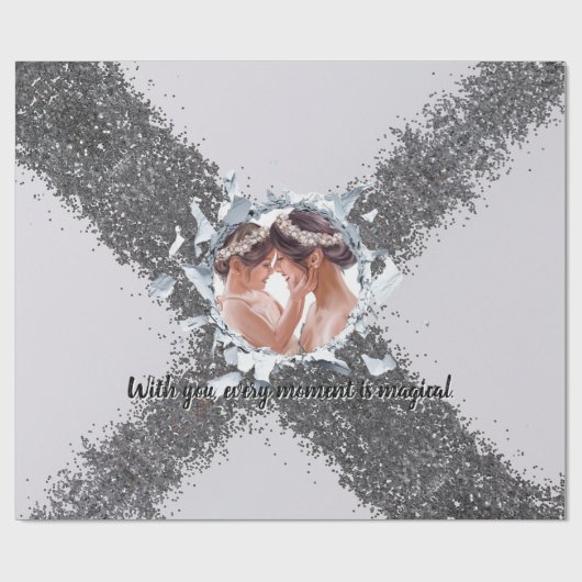 PERSONILIZE TEXT AND PICTURE  CADEAUPAPIER (Vlak)