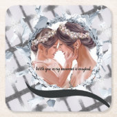 PERSONILIZE TEXT AND PICTURE KARTONNEN ONDERZETTERS (Voorkant)