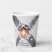 PERSONILIZE TEXT AND PICTURE  PAPIEREN BEKERS (Voorkant)