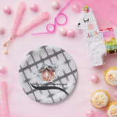 PERSONILIZE TEXT AND PICTURE  PAPIEREN BORDJE (Feest)