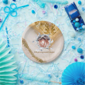 PERSONILIZE TEXT AND PICTURE  PAPIEREN BORDJE (Feest)