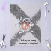 PERSONILIZE TEXT AND PICTURE  TISSUEPAPIER (Craft)