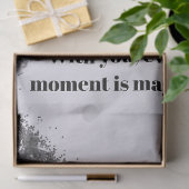 PERSONILIZE TEXT AND PICTURE  TISSUEPAPIER (Geschenk)