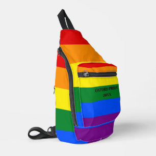 Personise Crossbody Tas - LGTBQI Pride Vlag Stad
