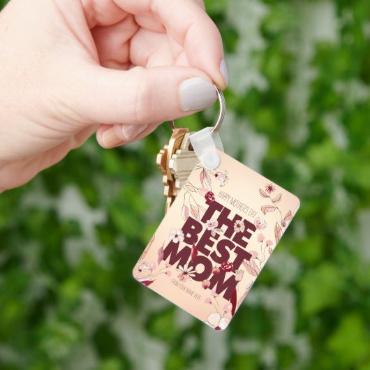 Personlaize Moederdag - De beste mama - Sleutelhanger (Hand)