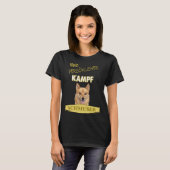 Persönlicher Kampf Schmuser Finnish Spitz T-shirt (Voorkant volledig)