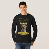 Persönlicher Kampf Schmuser  Labrador Retriever T-shirt (Voorkant volledig)