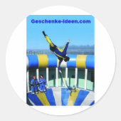 Persönliches Geschenk Ronde Sticker (Voorkant)