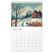 Personlig 2025 – Skandi Stil, Förtjusande Kalender (Feb 2026)