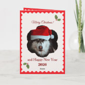 Personlized Merry Christmas Photo Card Feestdagen Kaart (Achterkant)