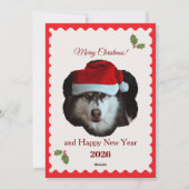 Personlized Merry Christmas Photo Card Feestdagenkaart (Achterkant)